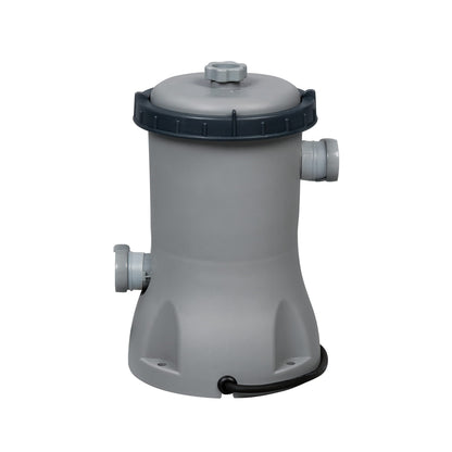 Bestway 56709-GS18 Steel Pro Max Stahlrahmenpool-Set mit Filterpumpe und Zubehör, 9150 L, blau, 366 x 366 x 100 cm