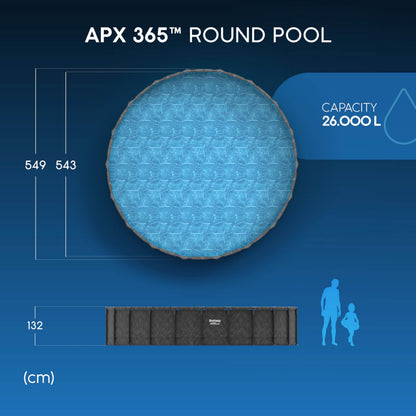 Bestway 561KC Set Aufstellpool APX 365, 549 x 132 cm