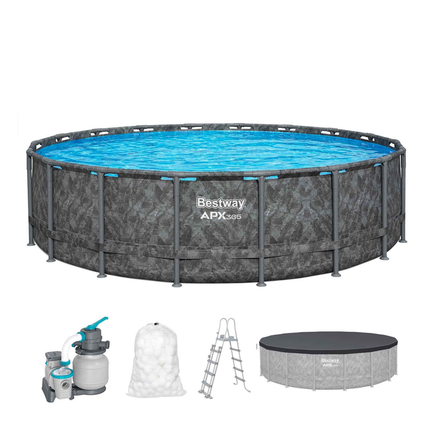 Bestway 561KC Set Aufstellpool APX 365, 549 x 132 cm