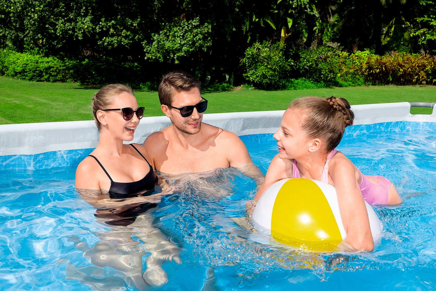 Bestway Pool-Set, rechteckig, 4,88 m x 2,44 m x 1,22 m